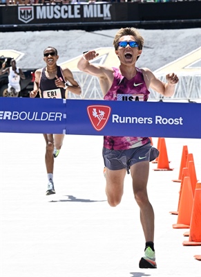 Bolder Boulder: Conner Mantz surges to second consecutive victory in pro race