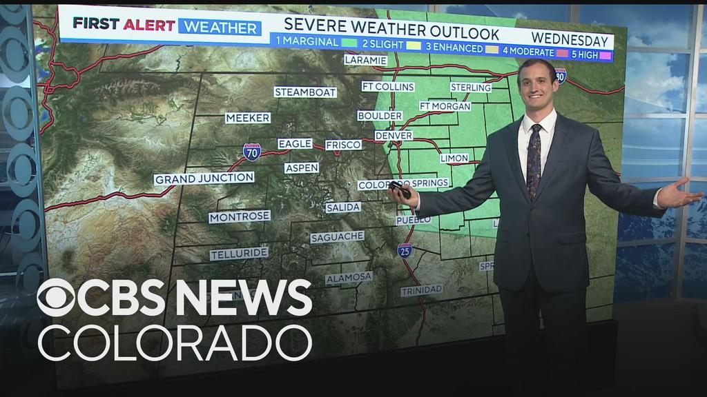 Strong to severe storms possible Wednesday across Colorado