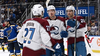 Ryan Johansen and Devon Toews lead Avalanche past Blues 2-1