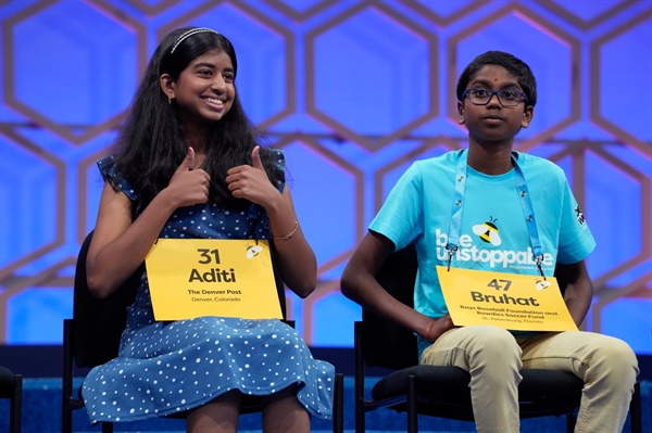 Westminster teen finishes fifth in Scripps National Spelling Bee; champion rides unbeaten streak to title