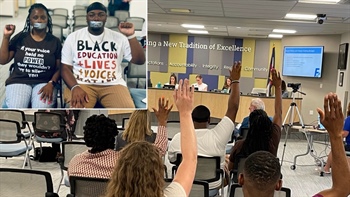 
      
        Black Activists Protest Englewood School Board Comment...