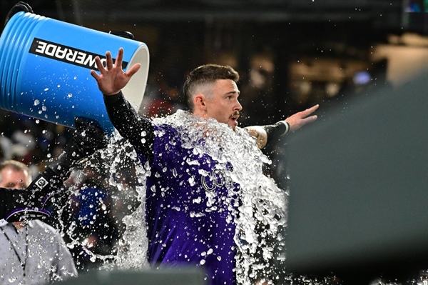 Jake Cave scores on Brenton Doyle’s walk-off sac fly as Rockies knock off Dodgers