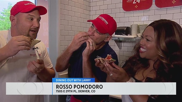 First at 4's Mekialaya White dines out with Larry at Rosso Pomodoro