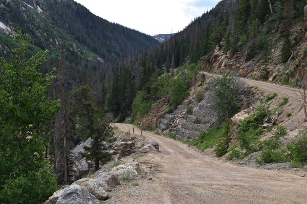 Old Fall River Road in Rocky Mountain National Park opening for the season...
