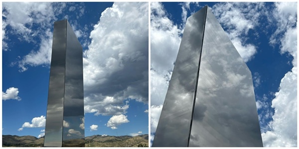 Shiny monolith mysteriously appears on dairy farm in Northern Colorado