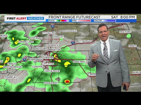 Cooler start to weekend with afternoon t-storms