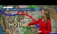Hot weather returns, another cold front next week