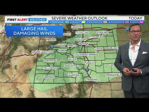 Severe storms possible with more heat