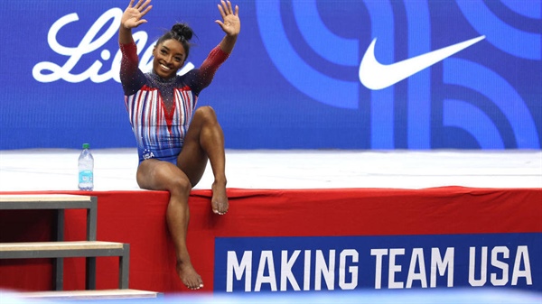 U.S. Olympics gymnastics team set as Simone Biles secures third trip