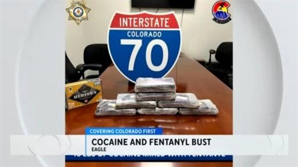 18+ pounds of cocaine mixed with fentanyl, ammunition seized during traffic stop on I-70 in Colorado