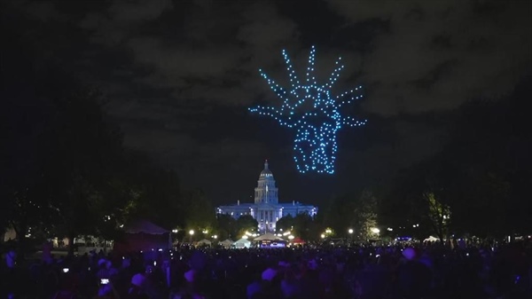 Thousands of Coloradans gather to enjoy Denver's Indy Eve celebration at Civic Center Park