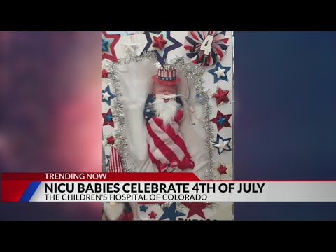 Colorado NICU babies get in the July 4th spirit