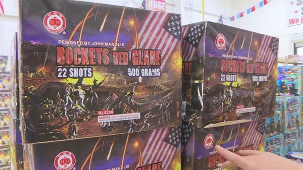 Colorado-owned fireworks stand caters to those coming to Wyoming to buy...