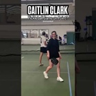 Caitlin Clark playing pickleball #caitlinclark #pickleball #basketball