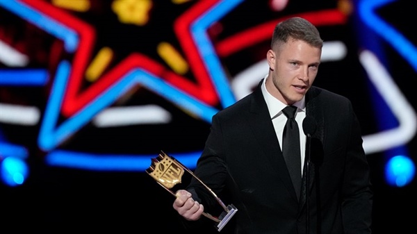Colorado's Christian McCaffrey wins AP Offensive Player of the Year