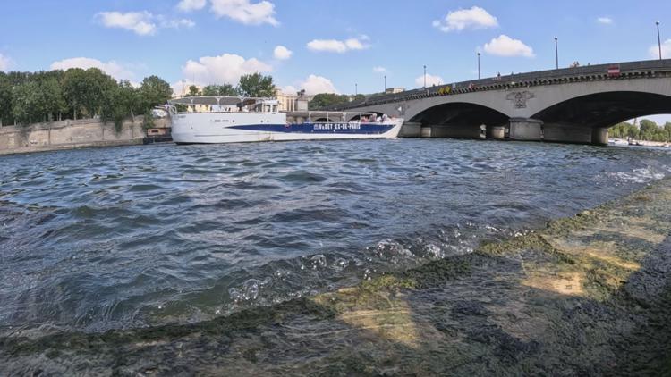 Seine River in Paris is flowing with Olympic history