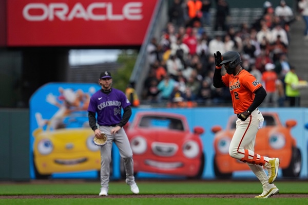 Rockies, dominated by Giants’ Kyle Harrison, lose ninth straight in San...