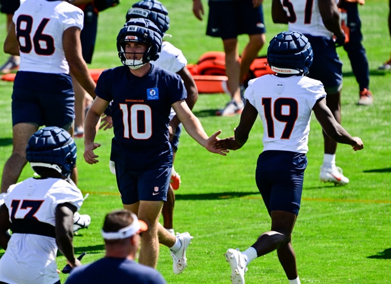 Broncos training camp rewind: QB Bo Nix responds well after costly mistake