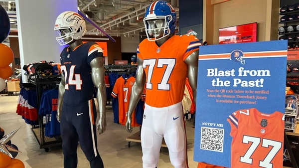 Broncos announce when their throwback 1977 merch will go on sale