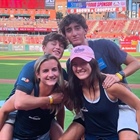 The St. Louis Shock Rock Busch Stadium as Anna Bright Tosses First Pitch