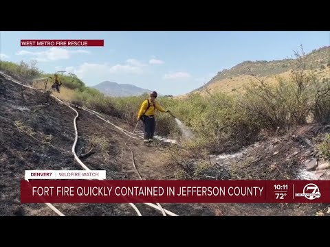 West Metro Fire's quick actions stopped Fort Fire from spreading Wednesday