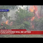 All mandatory evacuations lifted for Quarry Fire