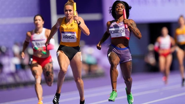 Paris Preview, Aug. 9: Richardson leads U.S. women in 4x100 final