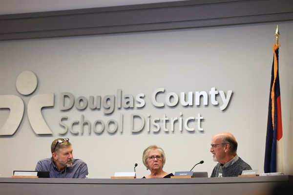 Douglas County school board president picks former sheriff’s deputy Tim Moore to fill vacant seat