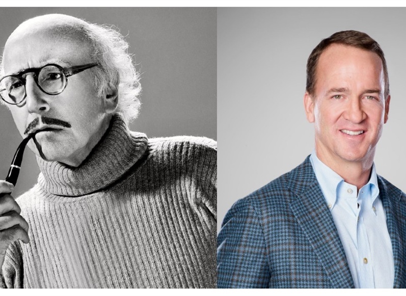 Peyton Manning will grill Larry David of “Seinfeld,” “Curb Your Enthusiasm” at...