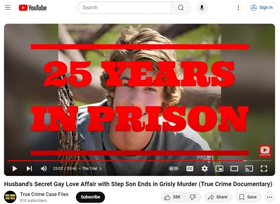 A “true crime” video about a Littleton man’s “secret gay love affair” with his murderous stepson is going viral. It’s fake.