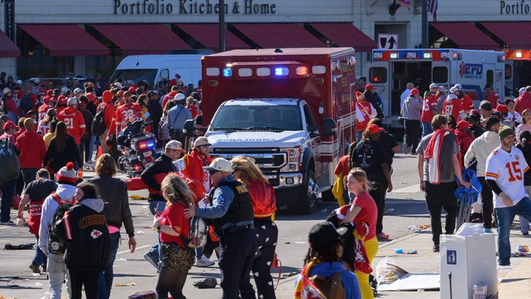 Gunfire at Chiefs' Super Bowl celebration kills 1 and wounds nearly two dozen, including children