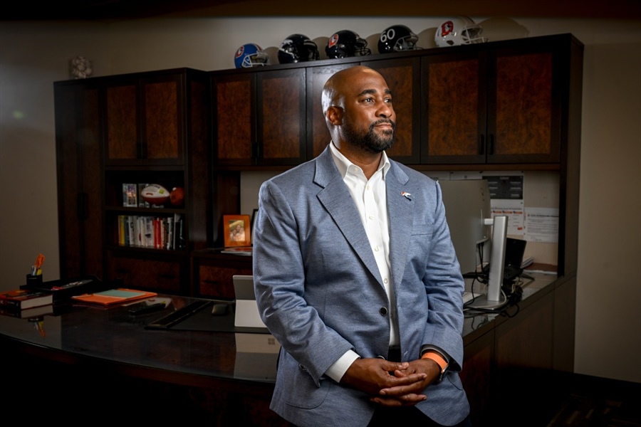 Meet president Damani Leech, the man rebuilding the Broncos brand