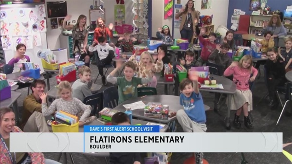 First Alert School Visit Flatirons Elementary