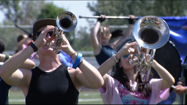 Monarch High School marching band staying focused to bring home a state...