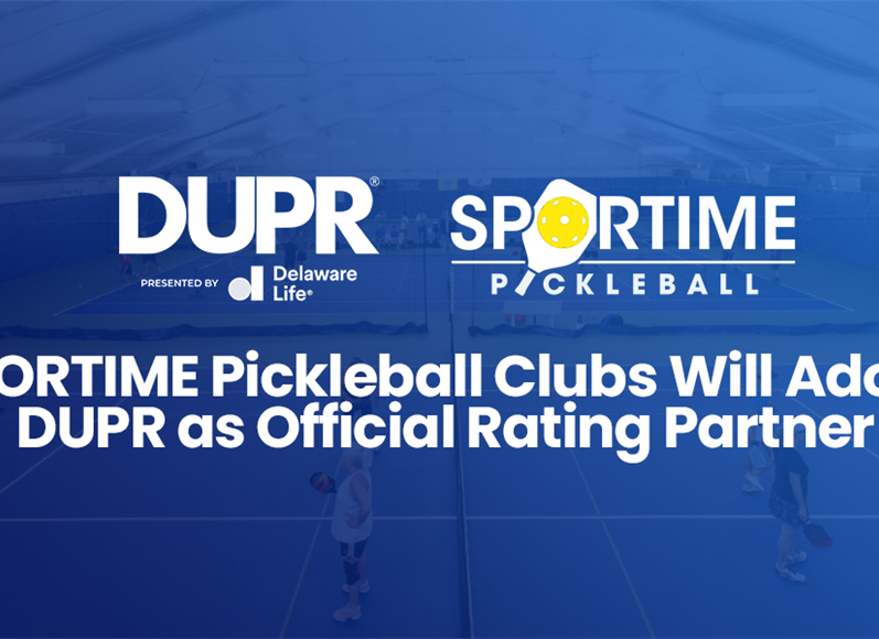 SPORTIME Pickleball Clubs To Adopt DUPR as Official Rating Partner