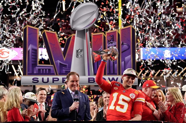 Super Bowl was the most-watched program ever in the US, averaging 123.7...