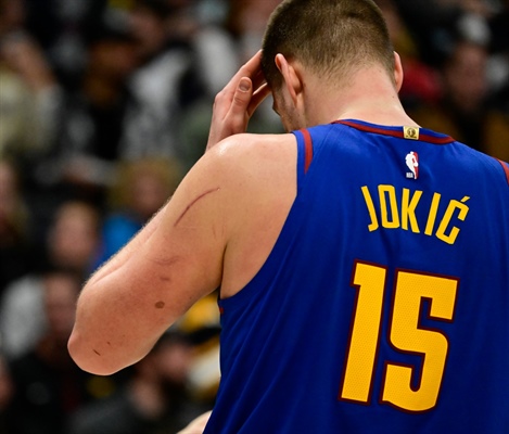 How did Nikola Jokic get all those scratches on his arms? “He gets fouled a (expletive) ton”