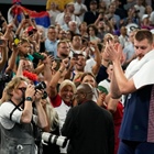 A Serbian reporter flew 5 hours to finally ask Nikola Jokic a question in Abu Dhabi. He wasn’t going to get elbowed out of the way.