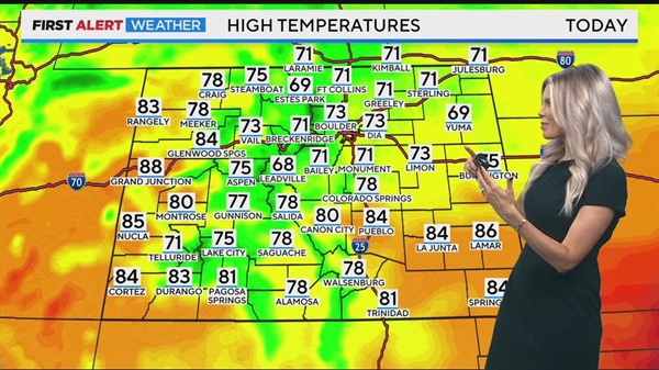 Cooler temperatures in Denver before more record heat on Saturday