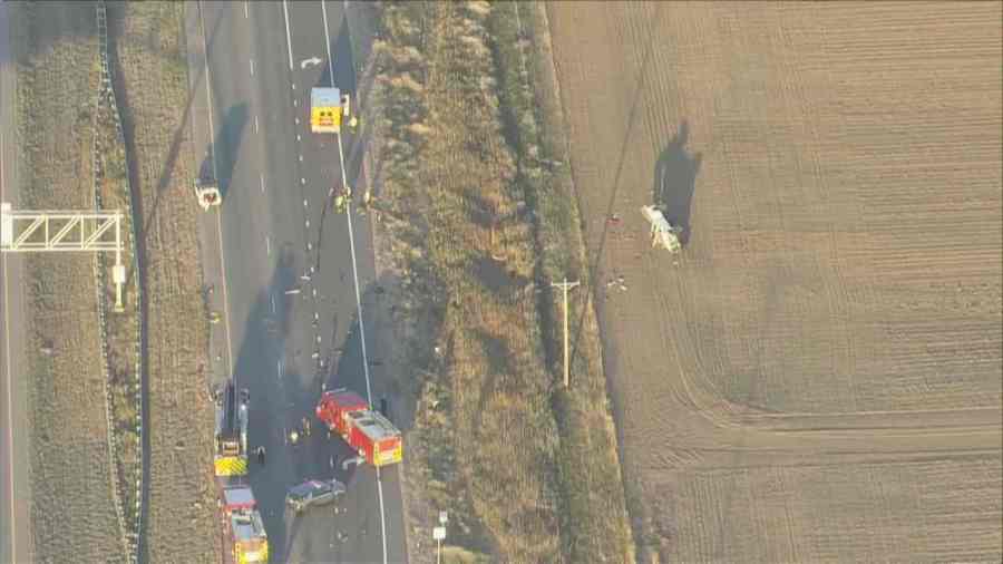 US 34 closed in Weld County for a crash