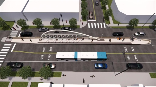 Colorado leaders break ground for Bus Rapid Transit project on East Colfax, first of its kind in Den