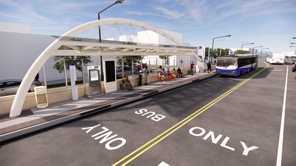 Colorado leaders break ground for Bus Rapid Transit project on East Colfax, first of its kind in Denver