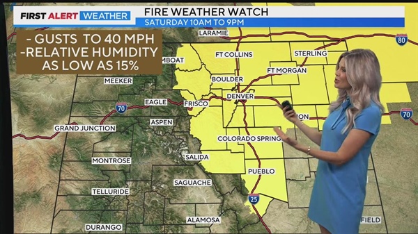 High fire danger for Denver on Saturday