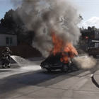 Watch: 1972 Porsche engulfed in flames in Highlands Ranch