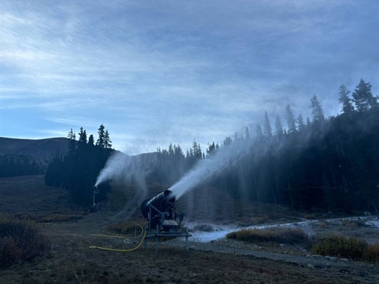 One step closer to Colorado's ski season: A-Basin fires up snow guns