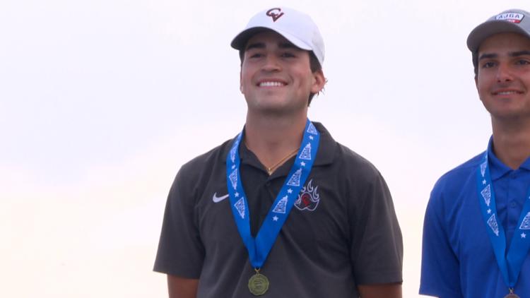 Castle View's Gavin Amella wins 5A boys golf state championship