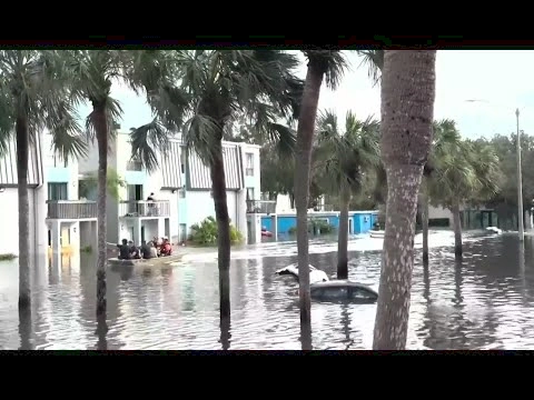 A Red Cross member from Colorado helps in Florida with hurricane recovery