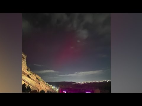 Northern lights seen throughout Denver metro