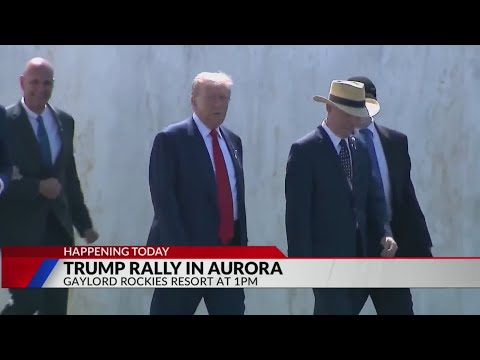 Donald Trump to speak at a rally in Aurora on Friday