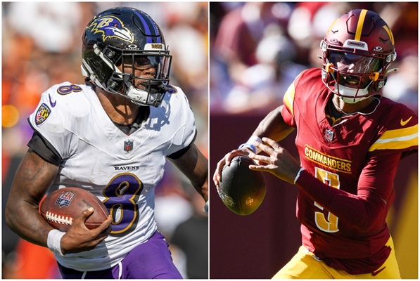 NFL Picks: Lamar Jackson vs. Jayden Daniels in DMV showdown highlights Week...